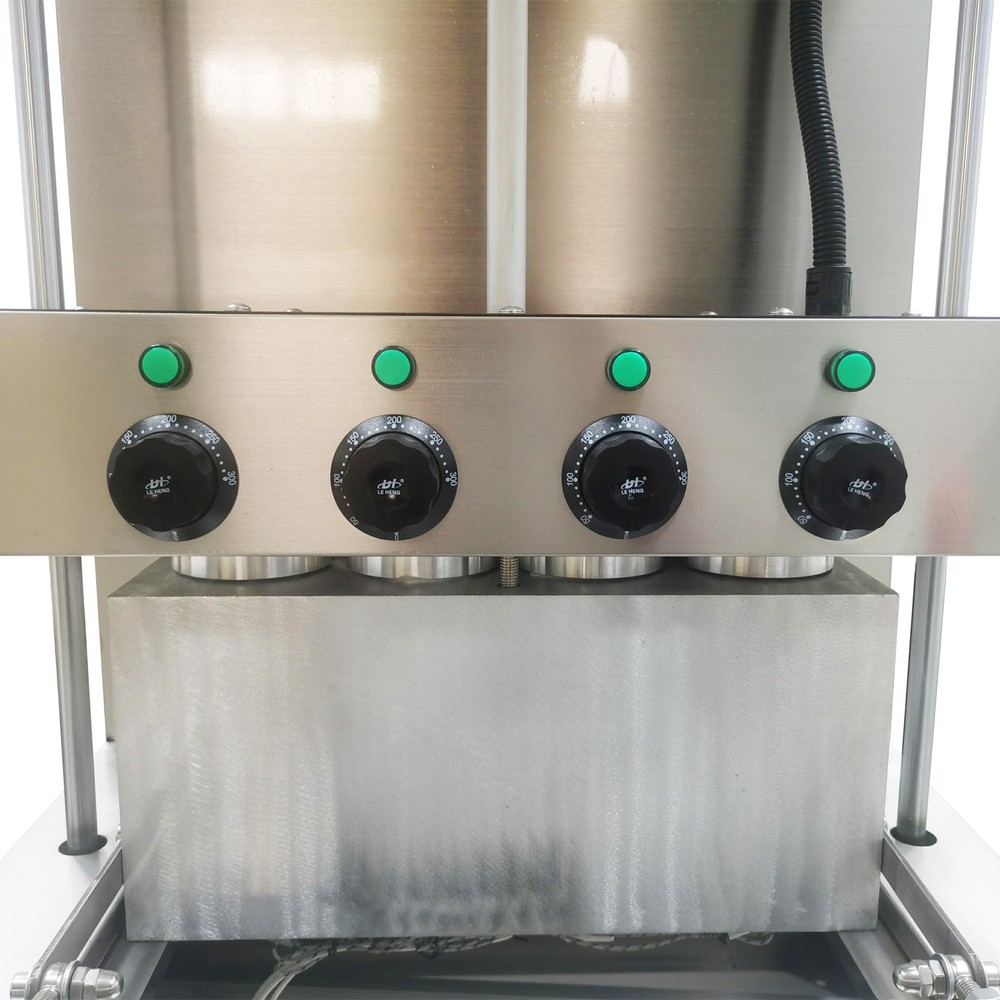 Pizza Cone Forming Machine Pizza Base Press Forming Machine Conical Pizza 4 Head