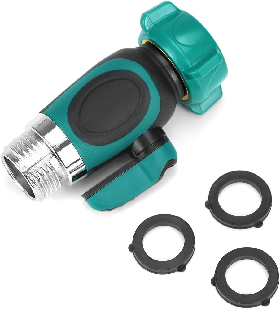 2 Pack Garden Hose Shut Off Valve Leakproof 3/4 Flow Control Rustproof YardValve