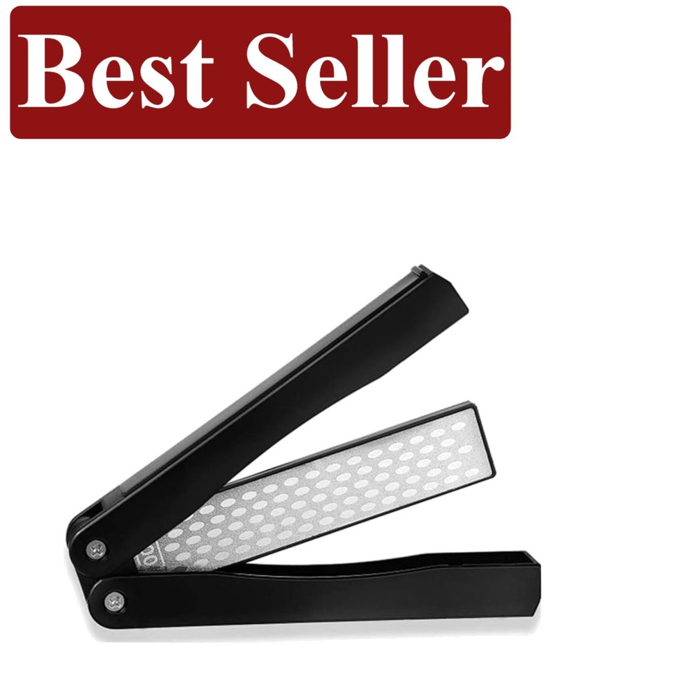 Portable Diamond Sharpening Stone - Double-Sided for Quick and Precise Cutting