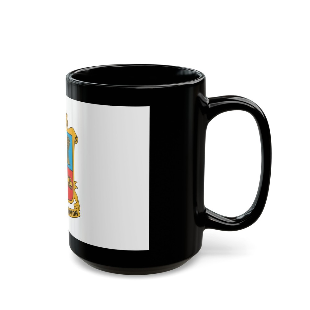 Flag of Brampton Canada - Black Coffee Mug