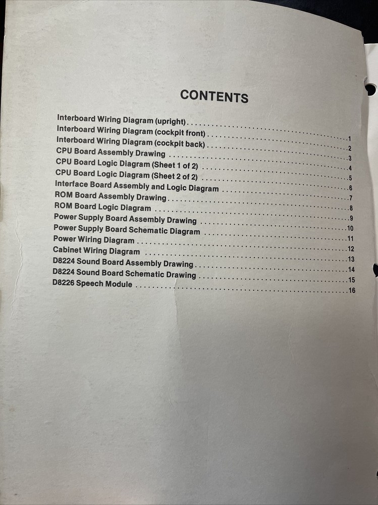 Williams Sinistar Drawing Set Original