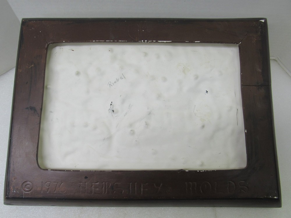 1976 Hershey Molds Ceramic 3D Spring Time Approaching Storm Wall Art Plaque VTG