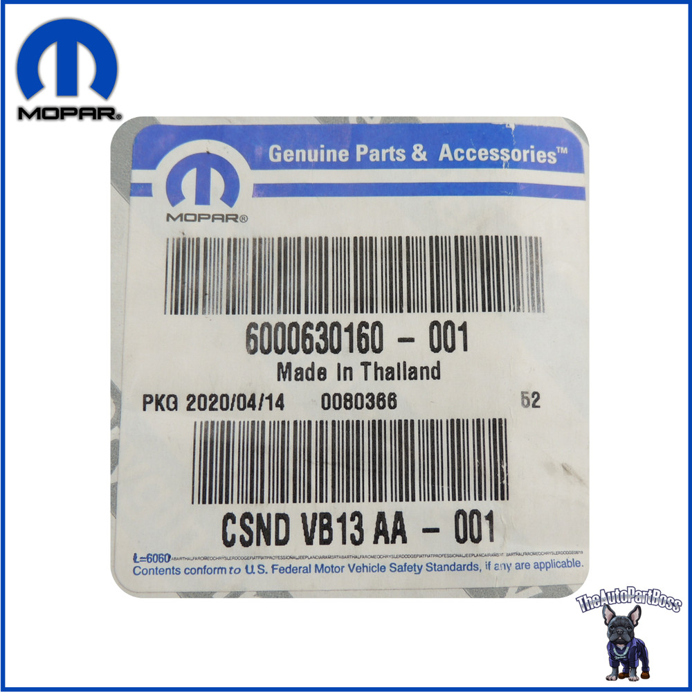 Tube Kit OEM Mopar CSNDVB13AA
