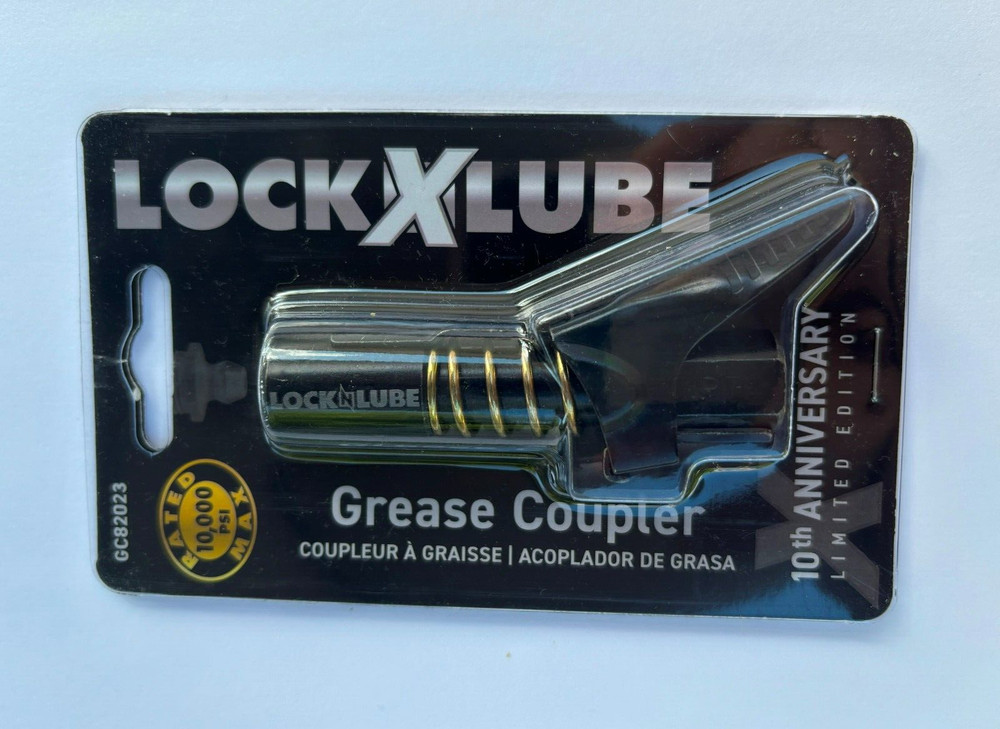 LOCKnLUBE GREASE COUPLER,  10th-ANNIVERSARY COMMEMORATIVE, LIMITED EDITION