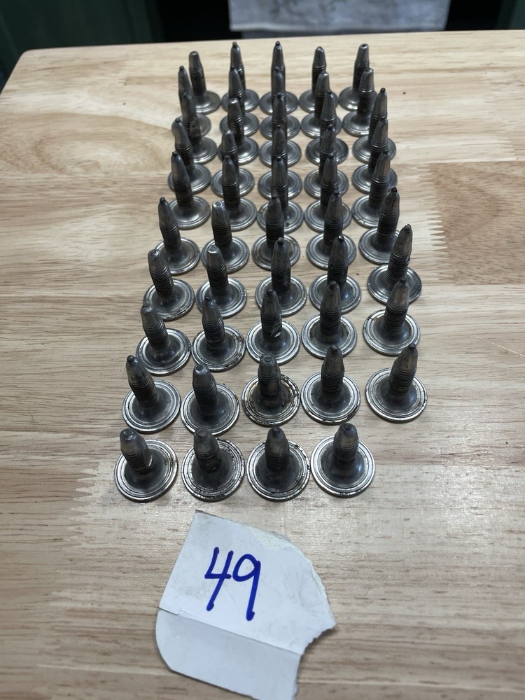 Used snowmobile Studs 2 Sizes And Mixed Washers