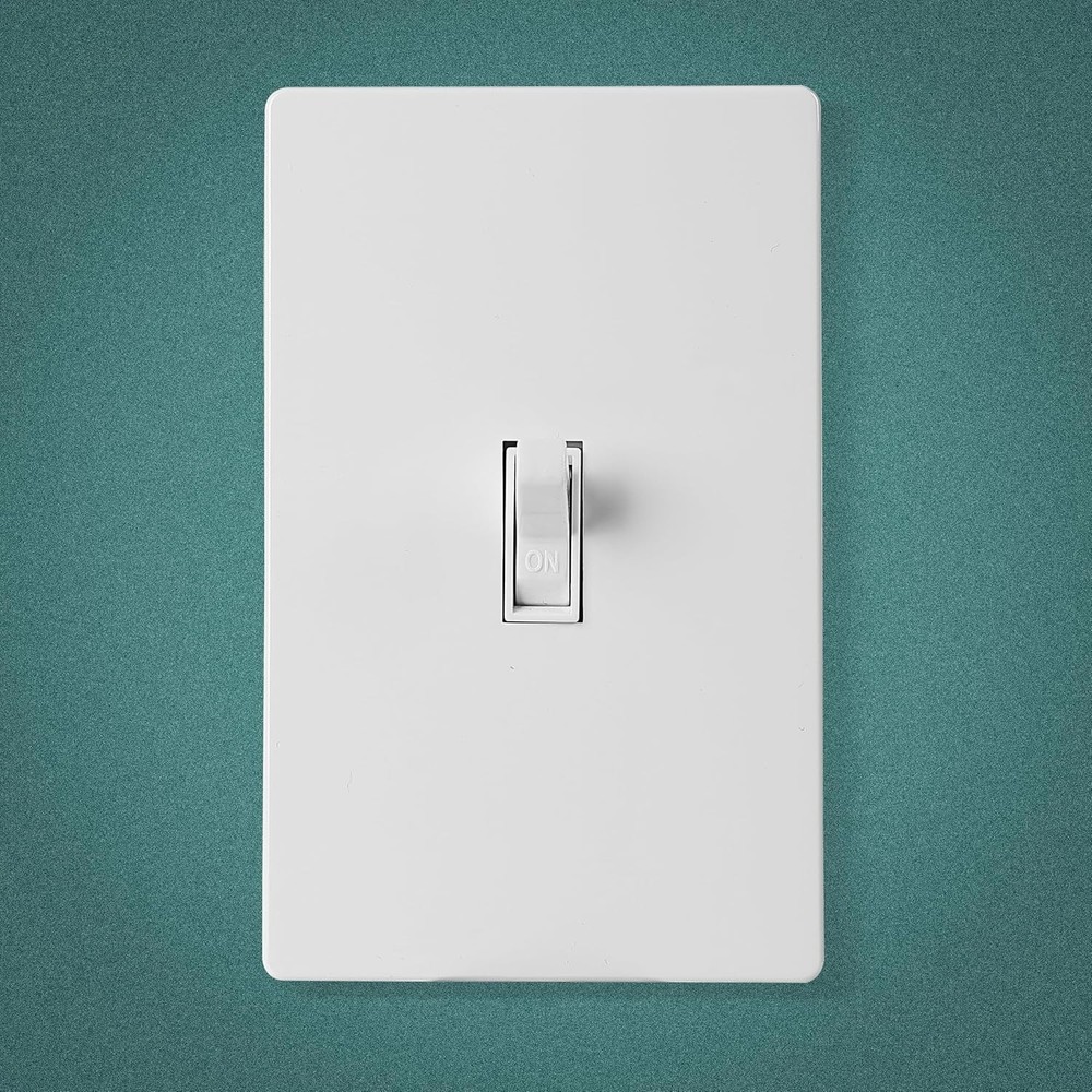10 PCS Light Plates Switch Covers, Screwless, Toggle Switch Cover, Thermoplastic
