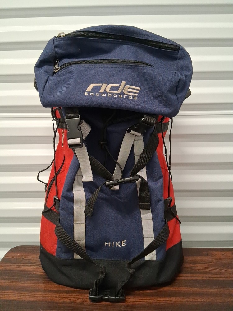 RIDE SNOWBOARD BACKPACK Hike Quick Buckles  Red Blue Black NICE!