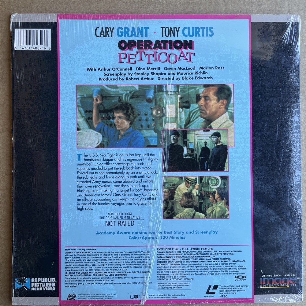 Operation Petticoat (Laserdisc)