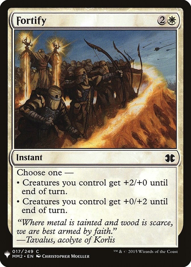 Fortify The List Reprints 17 MTG LP