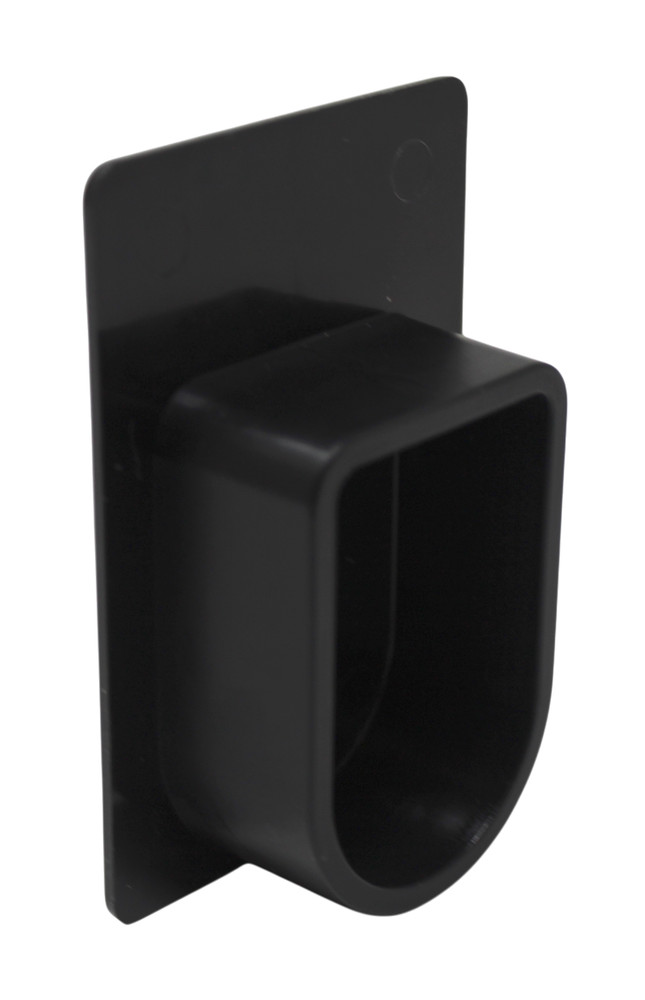 1" Plastic Universal End Plug for Deck Drains - Black, Tan, or White