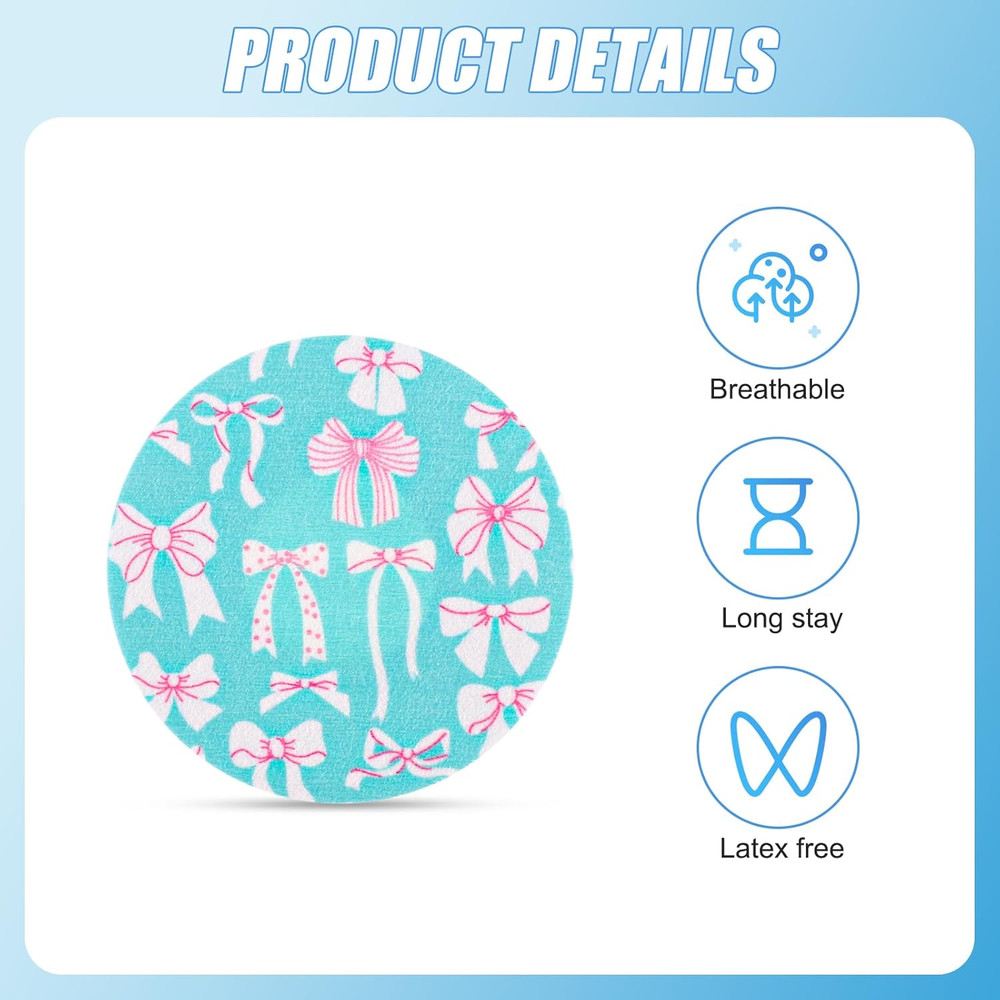 25Pcs Sensor Covers for Libre 2/3, 5 Styles Waterproof CGM Sensor Patches Sweat