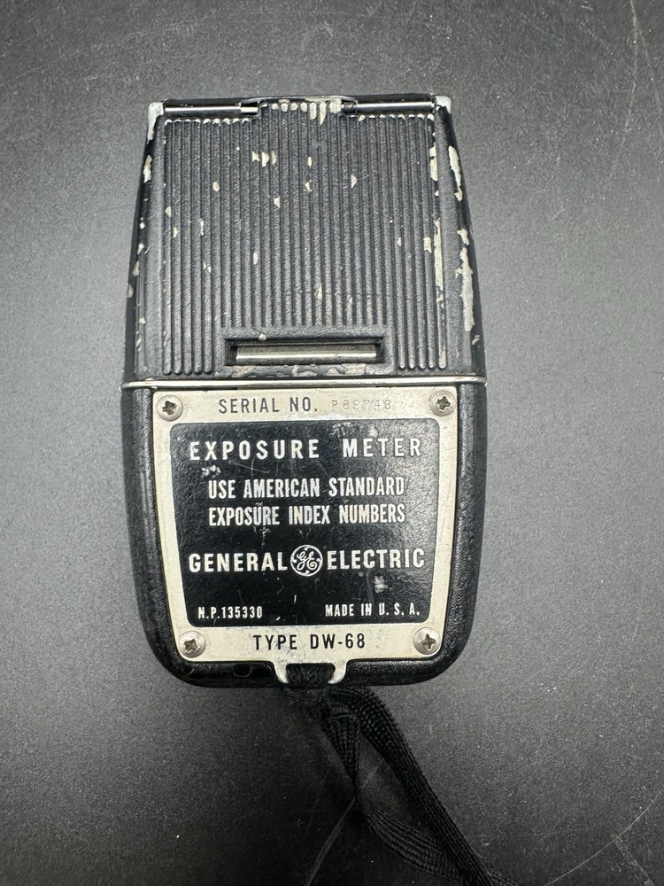 GE Meter Light Exposure Type DW-68 W untested General Electric