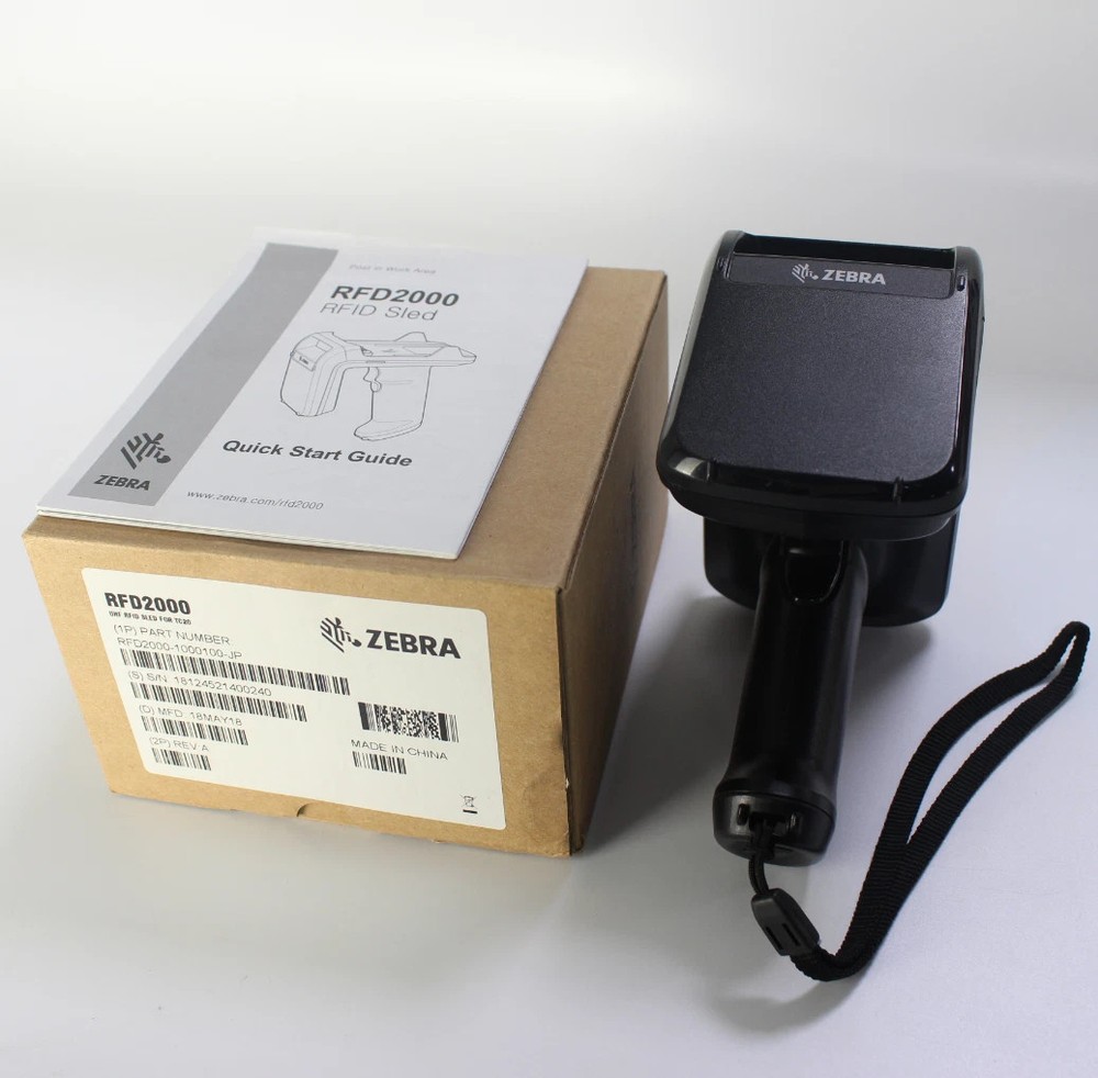ZEBRA RFD2000 Barcode Reader UHF RFID Sled RFD2000-1000100-JP For TC20 Scanner