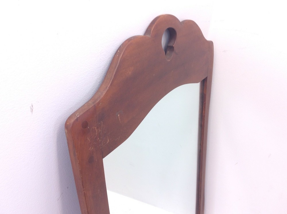 Vintage Solid Wood Decorative Country Distressed Wall Hanging Mirror