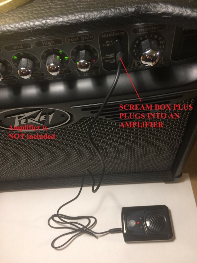 SCREAM BOX PLUS Halloween programmable speaker witch laugh amplifier zombie