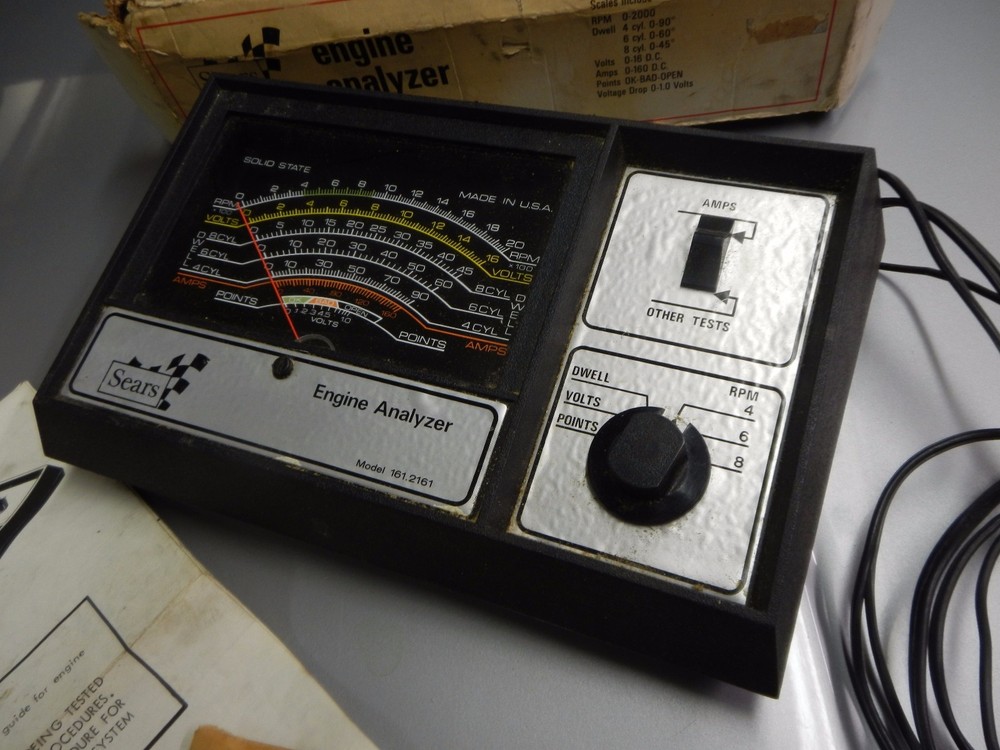 SEARS ENGINE ANALYZER 12 VOLT #28-2161