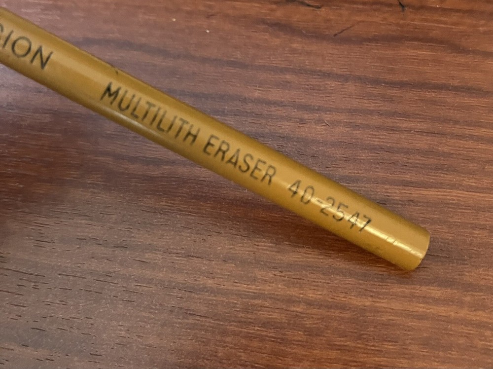 Multigraphics Division Multilith Eraser 40-2547