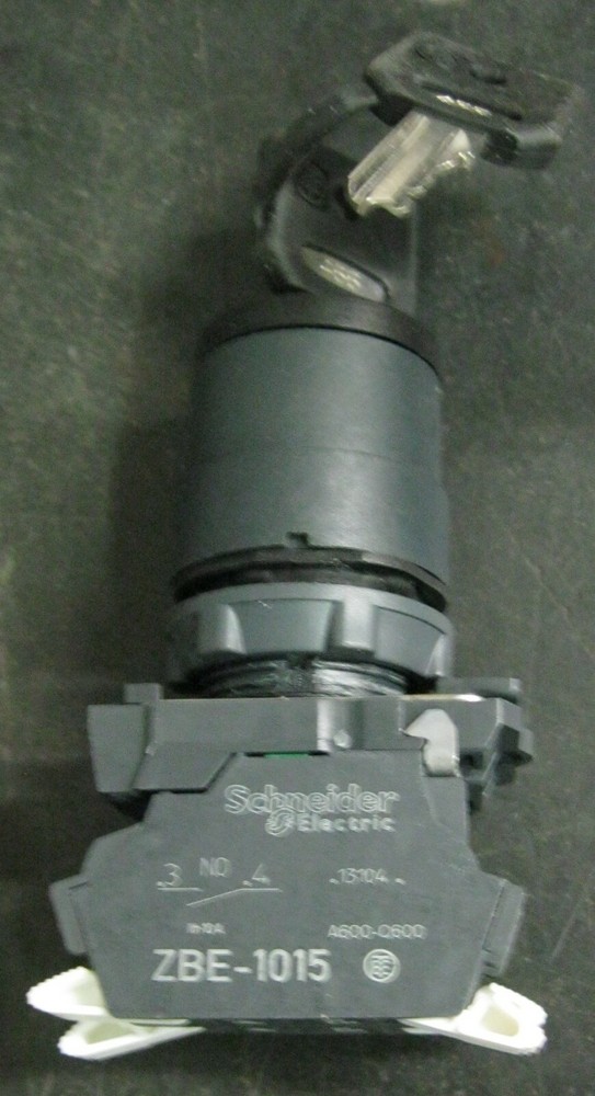 Schneider Electric Key Switch 2 Position Spring Return Harmony XB5