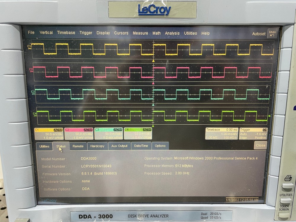 LeCroy DDA-3000 Disk Drive Analyzer Opt DDA