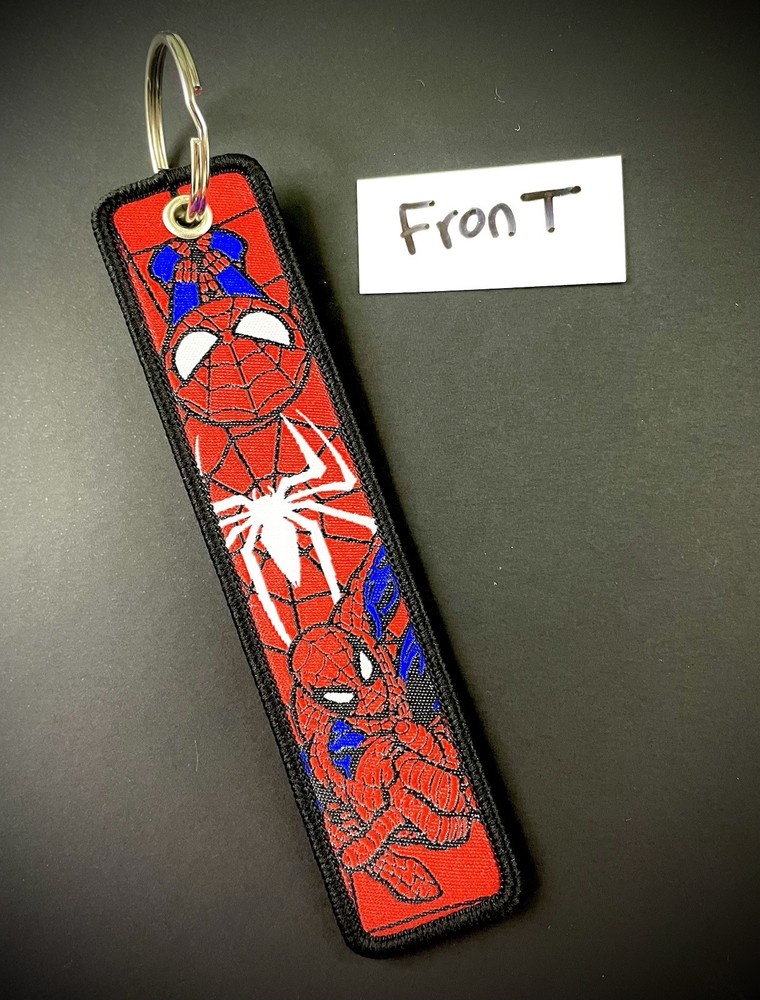 1 Piece Double Sided 5 Inch Spider-Man Keychain