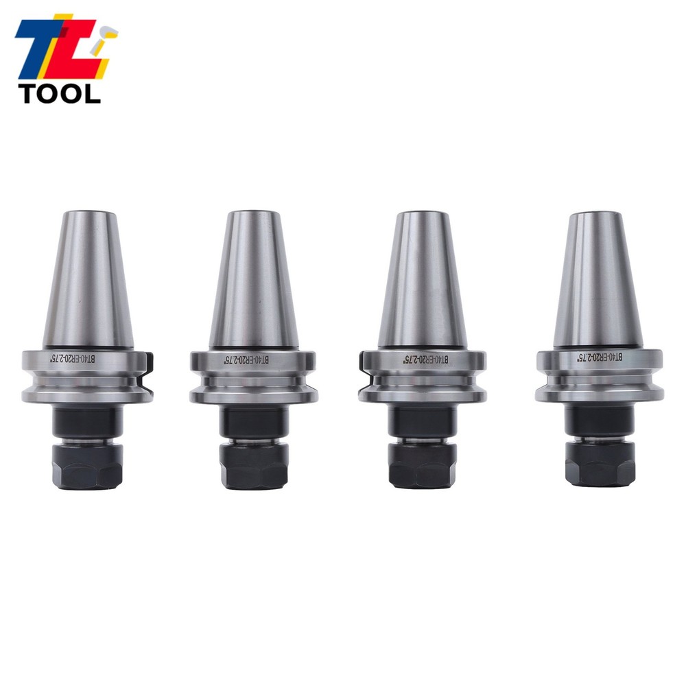 4 Pack Complete BT40 ER20 Chuck Set 2.75" Gage Length