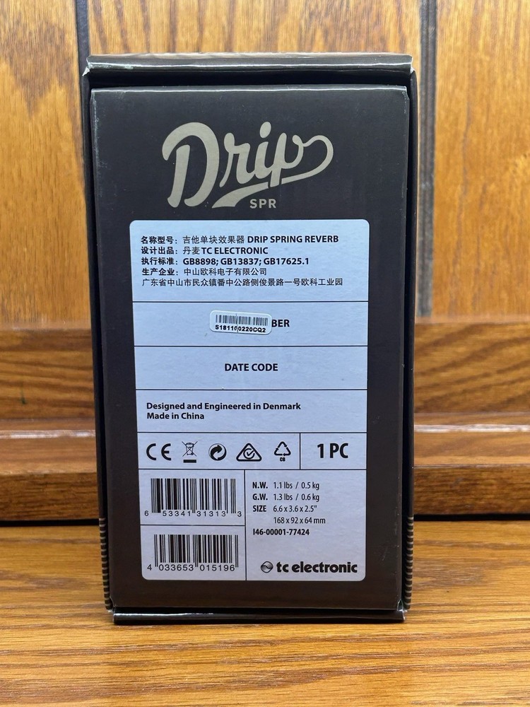 TC ELECTRONIC DRIP Effects Pedal