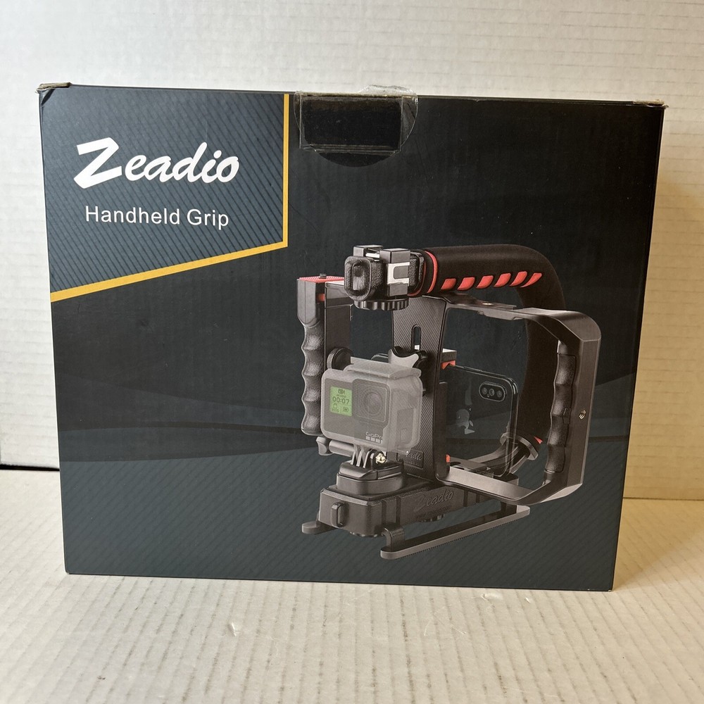Zeadio Video Action Stabilizer Handle Grip Handheld Stabilizer Camera Smartphone