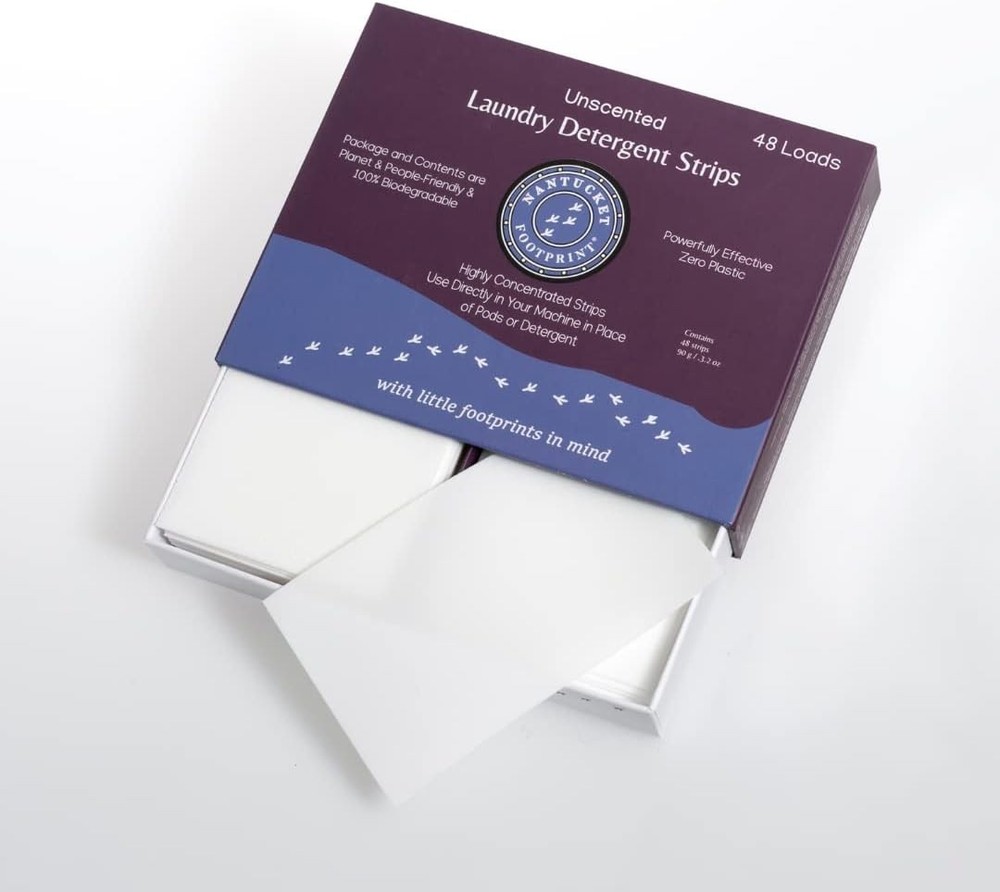 Premium Unscented Laundry Deternt Sheets,Plastic-& Non-,