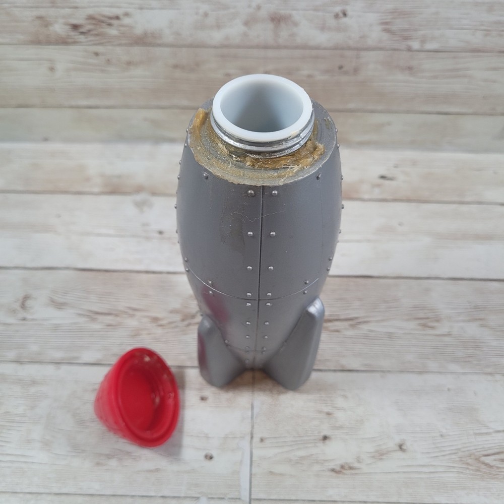 Vintage Rocket Space Ship Bubble Maker Bottle