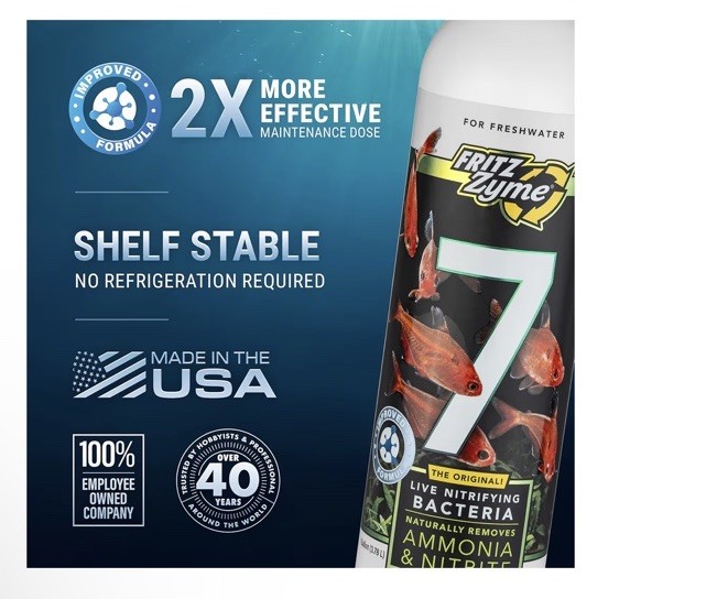 Fritz Aquatics Zyme 7 Ammonia & Nitrate 16 Oz