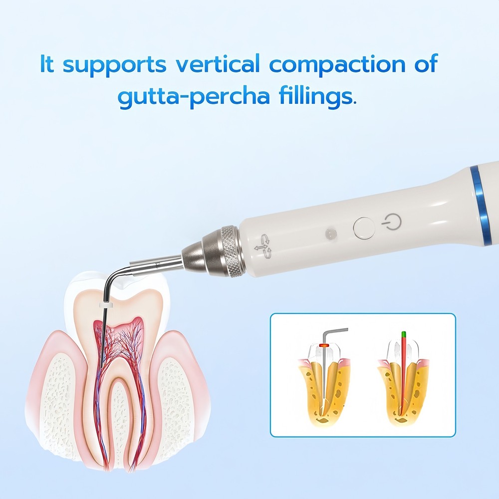Dental Endo Obturation System Gutter Cutter Heated Pen w/ 2 Needles