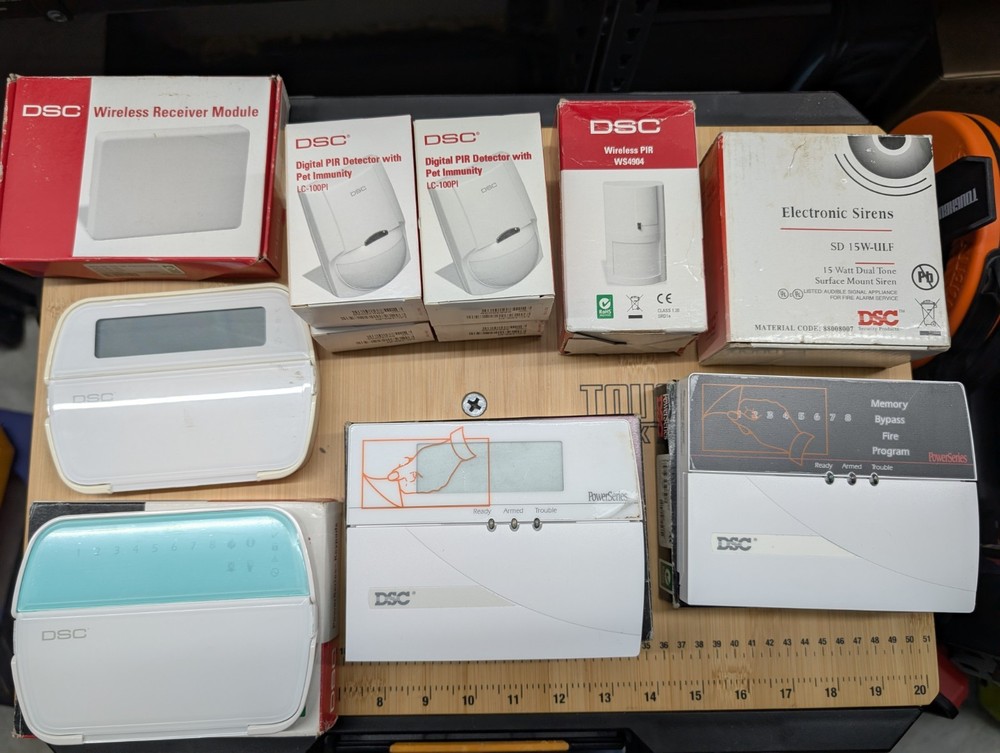 DSC Power Series Security Keypads And Extras Bundle