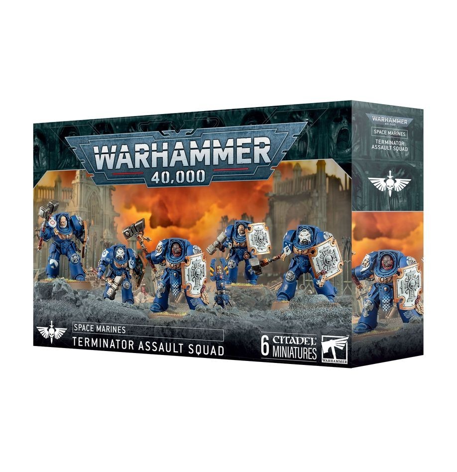 ⚔️WARHAMMER 40K - SPACE MARINES - 2X TERMINATOR ASSAULT SQUAD - NIB⚔️