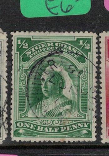 Niger Coast Protectorate SG 51a VFU (9emx)