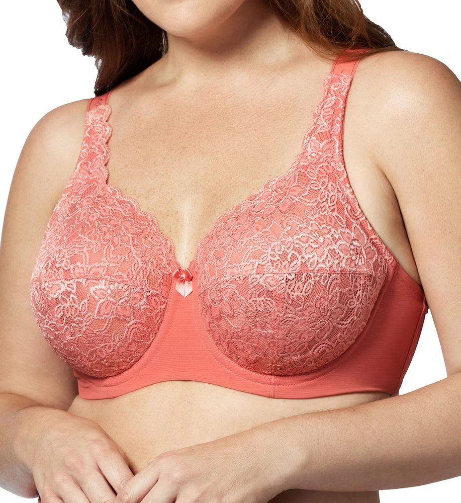 Elila 2311 Full Coverage Stretch Lace Underwire Bra