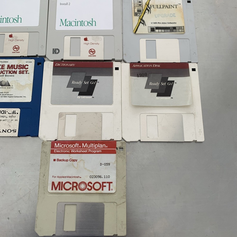 Apple Macintosh Software Floppy Disks