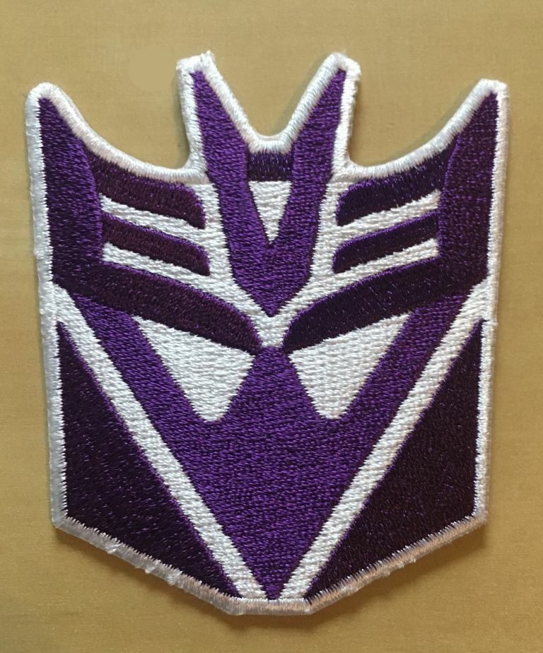 TRANSFORMERS 3 INCH DECEPTICON HOOK VEL-KRO PATCH - TF005V
