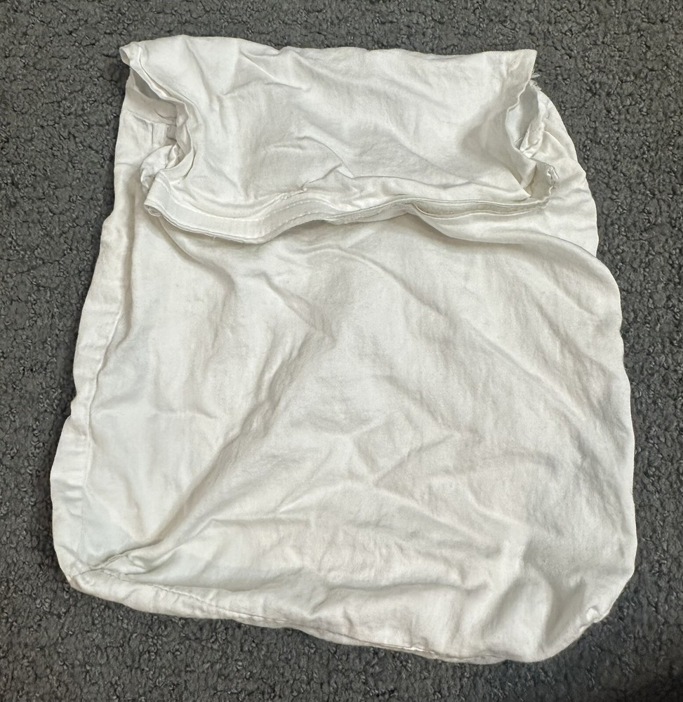 White Pillowcase 13.5” x 11”