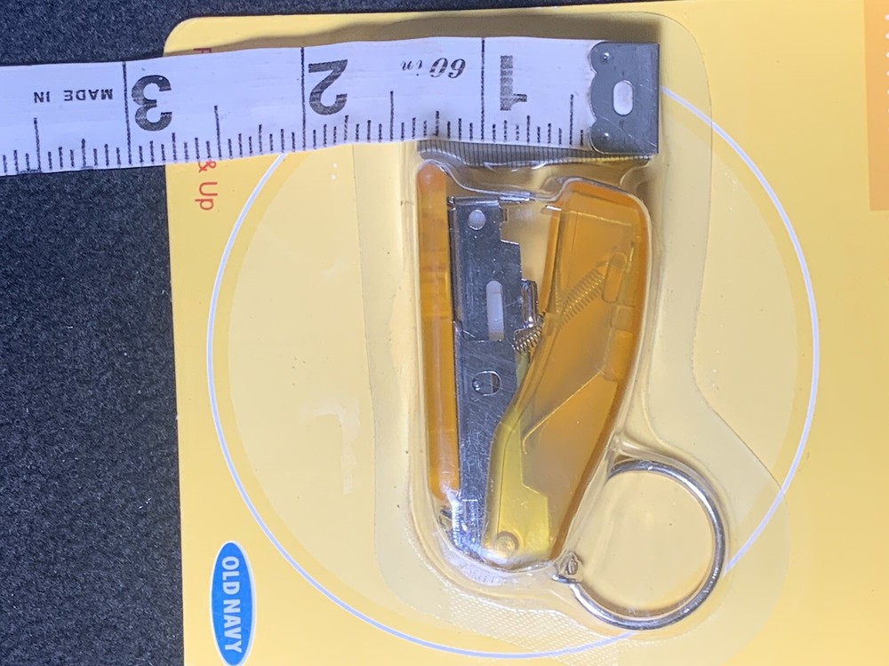 Stapler New Old Navy Supply Co. Stapler Keychain Keyring