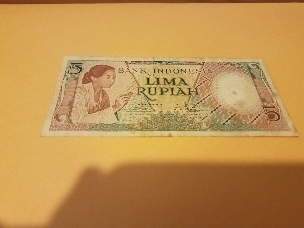indonesia specimen note
