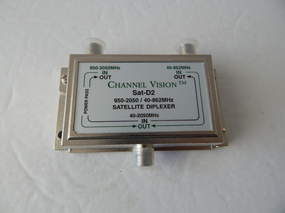 Channel Vision SAT-D2 Satellite Diplexer