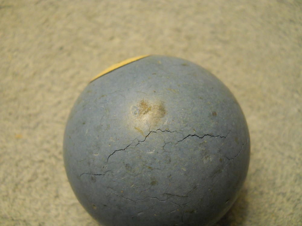 Vintage Clay Billiard Ball- #2
