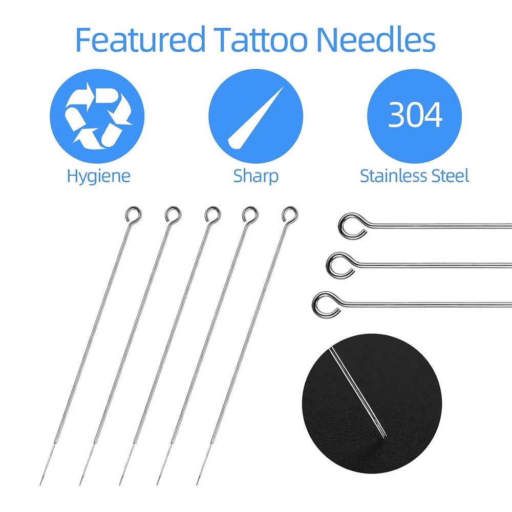 Sterile Tattoo Needle Tips Assorted 100pcs