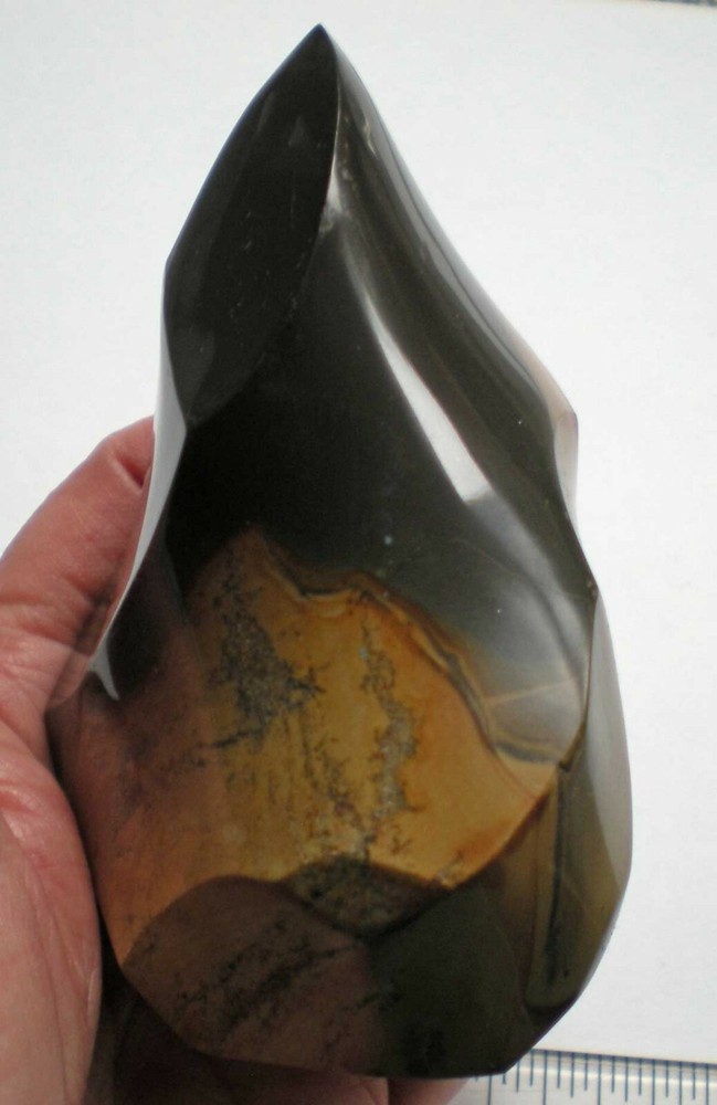 Polychrome Jasper Standing Stone Flame - Madagascar sc971