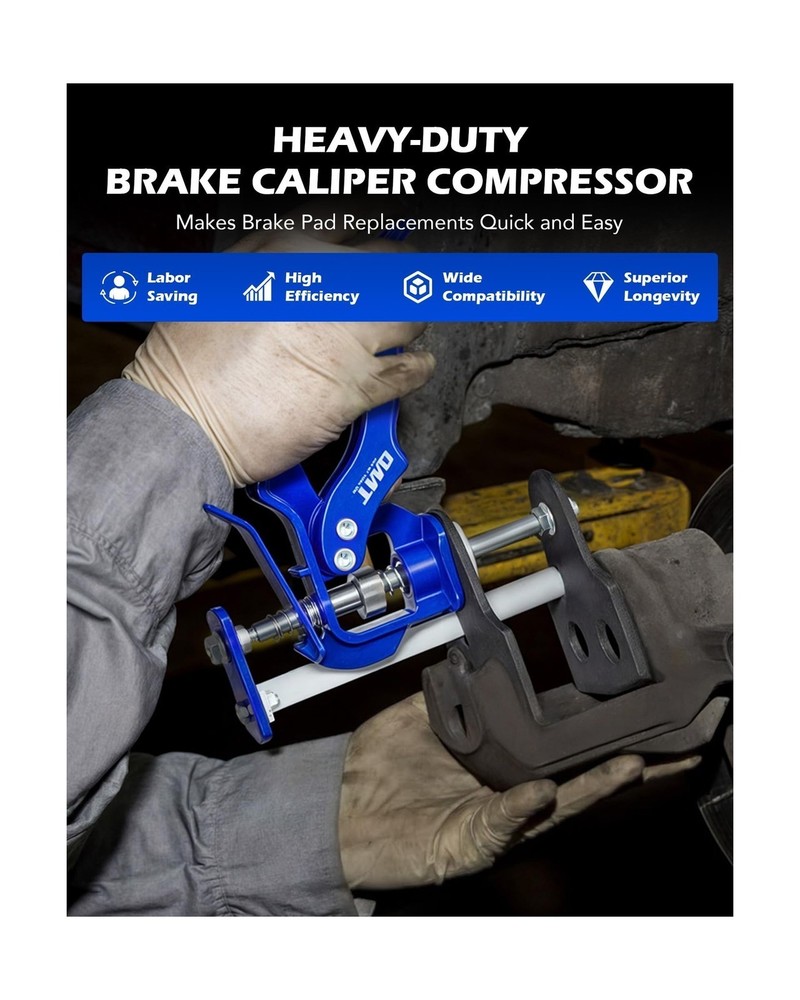 Orion Motor Tech Caliper Piston Compressor Tool, Heavy Duty Brake Caliper Com...