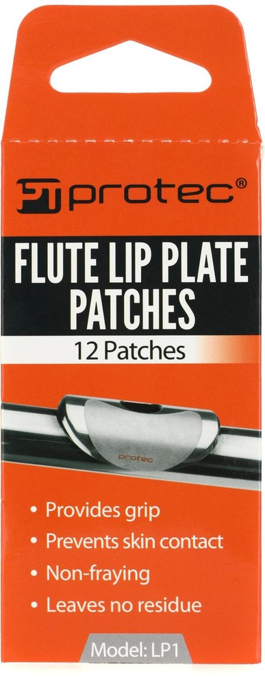 Protec LP1 Flute Lip Plate Patches - 12-pack (5-pack) Bundle