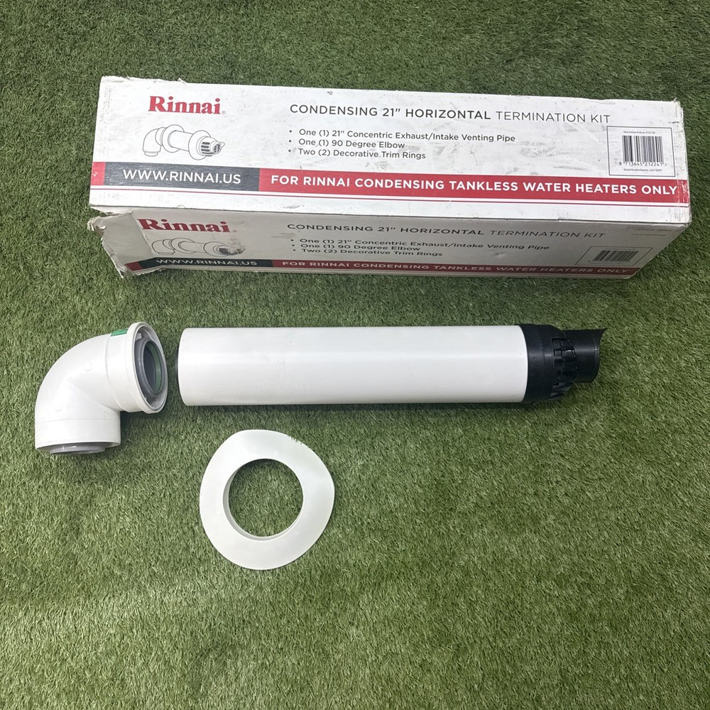 Rinnai 223190PP 21'' Universal Condensing Horizontal Termination Kit Open Box