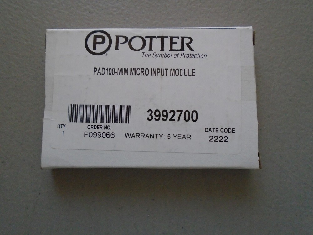 POTTER PAD100-MIM   "NEW"