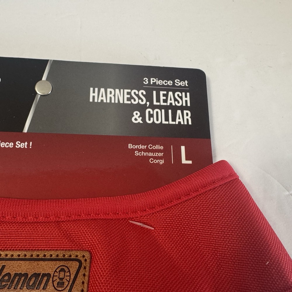 Coleman 3pc Set Harness, Leash, & Collar Size Large