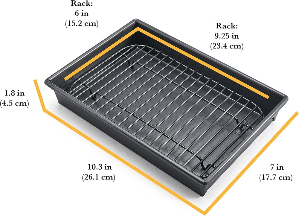 Compact Roasting Pan with Rack